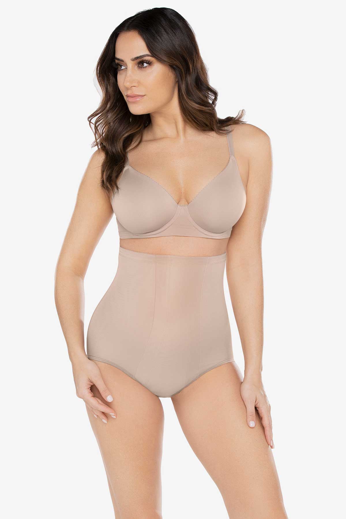 Miraclesuit Black Hi-Waist Brief Firm Control