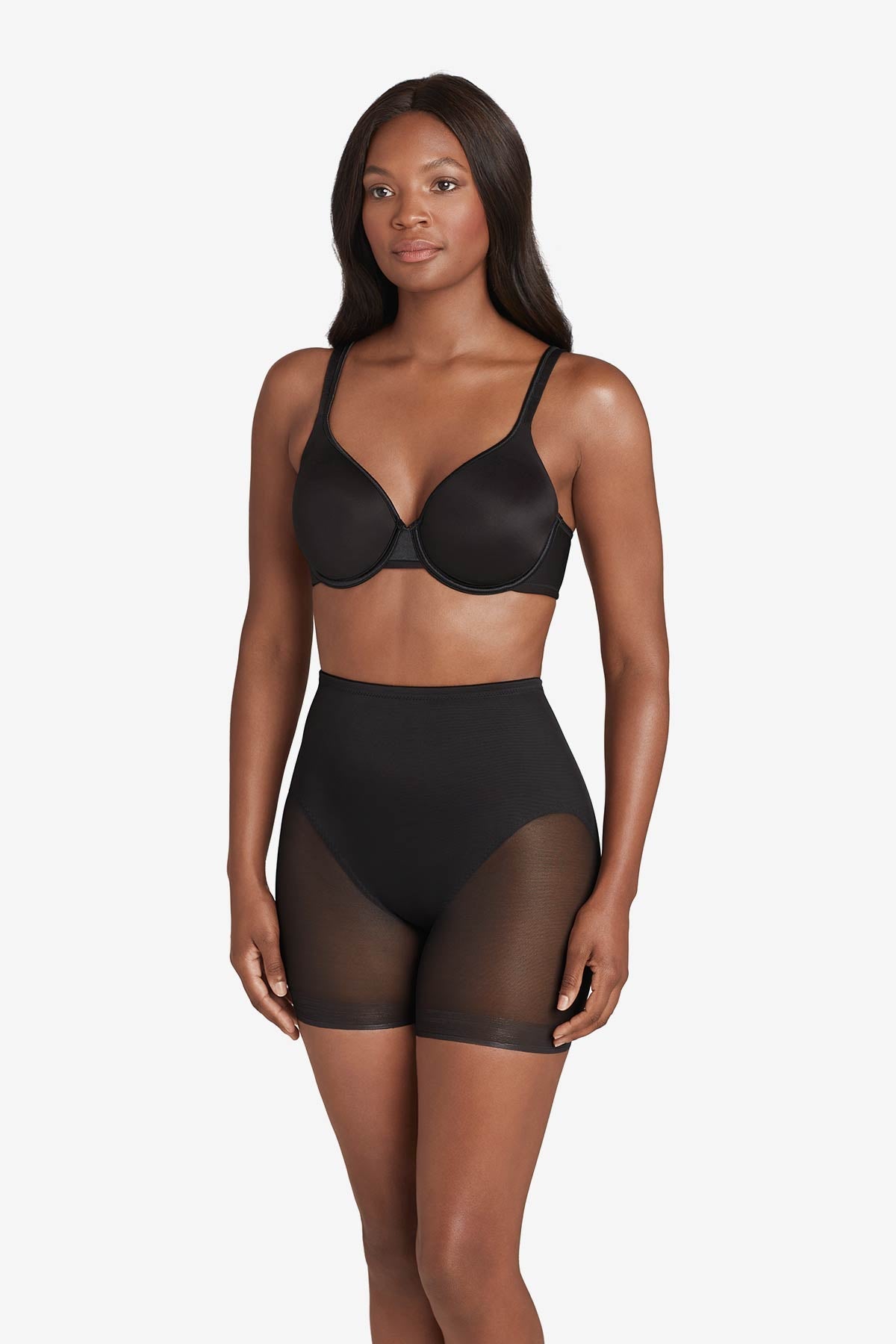 Miraclesuit Black Sheer Derriere X-Firm Lift Boyshort