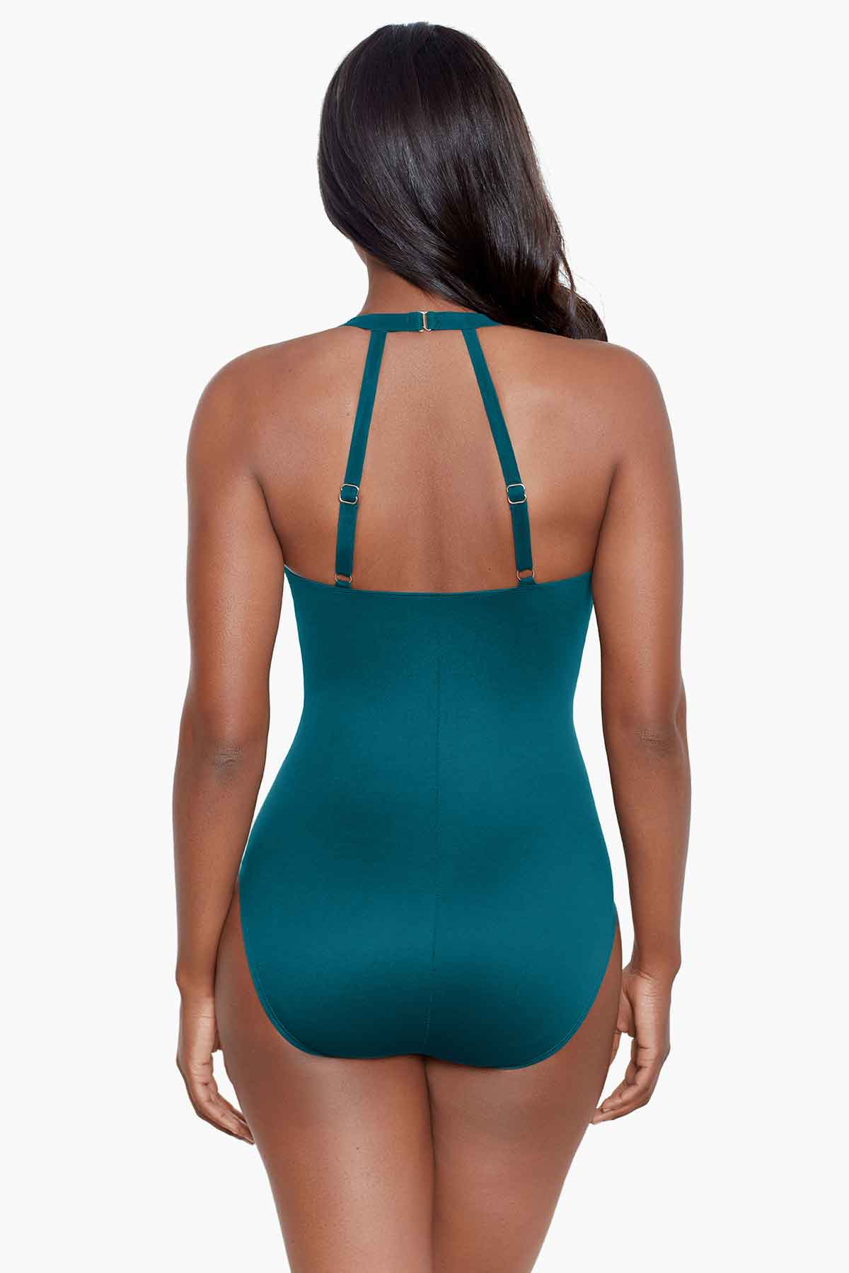 Miraclesuit Black Razzle Dazzle Bling One Piece Swimsuit
