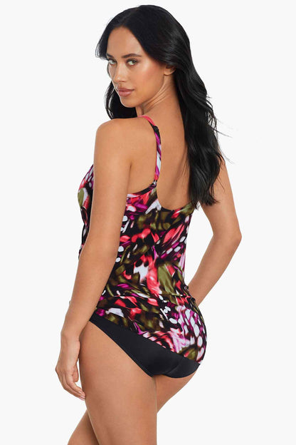 Miraclesuit Black/Multi Magicsuit Flutter Willow One Piece Swimsuit
