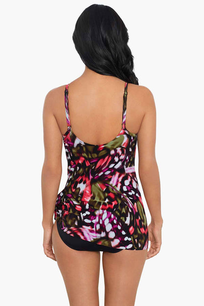 Miraclesuit Black/Multi Magicsuit Flutter Willow One Piece Swimsuit