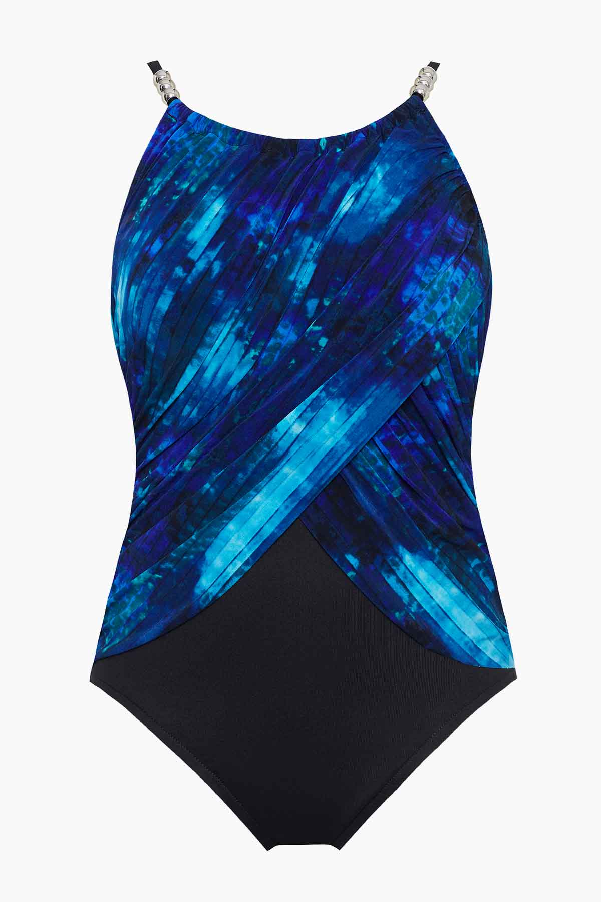 Miraclesuit Blue/Multi Magicsuit Hazy Daze Lisa One Piece Swimsuit