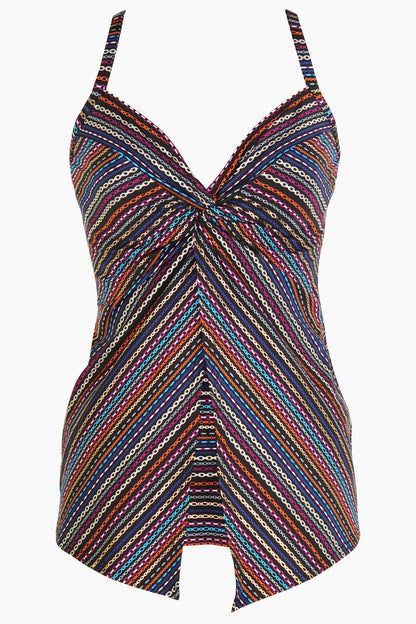 Miraclesuit Multi Shimmer Links Love Knot Tankini