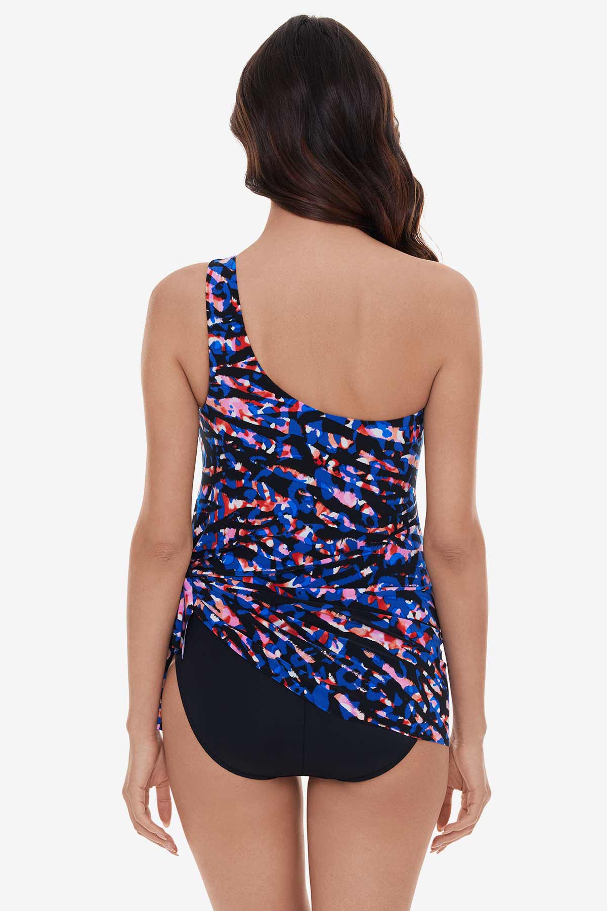 Miraclesuit Black/Multi Burano Amal Swim Dress