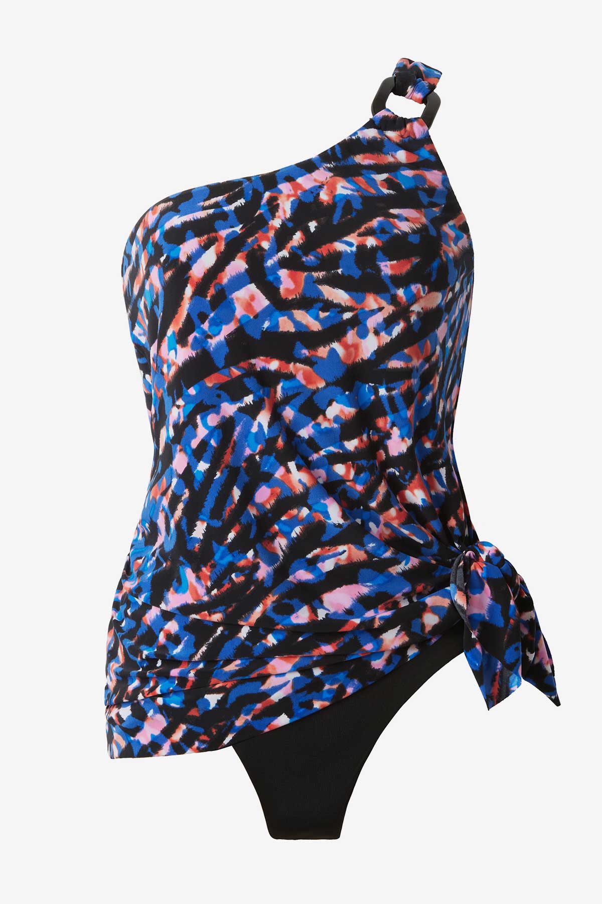 Miraclesuit Black/Multi Burano Amal Swim Dress