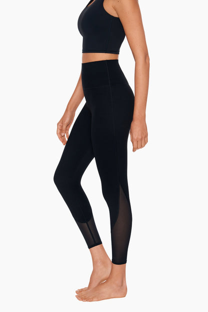 Miraclesuit Black Performance Mesh Cut Up Leggings