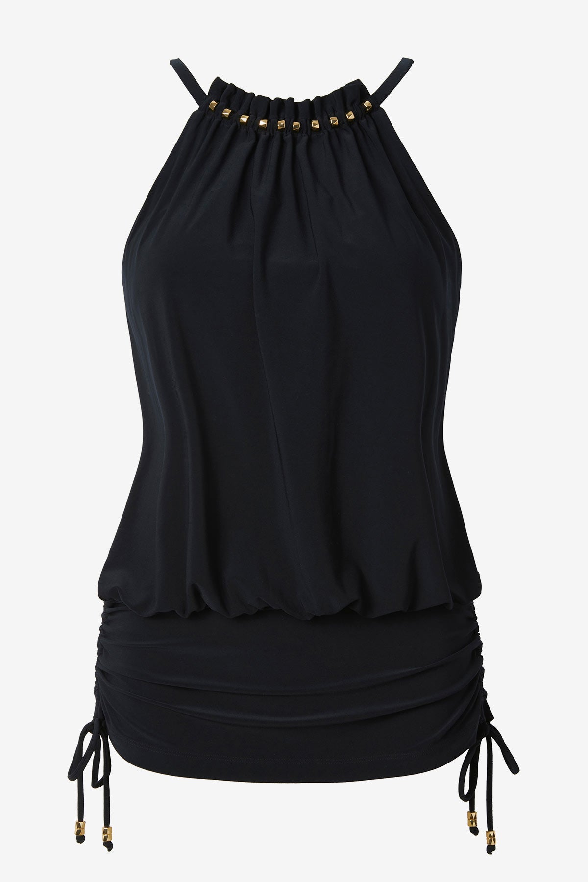 Miraclesuit Black Babs Tankini Top in Boba