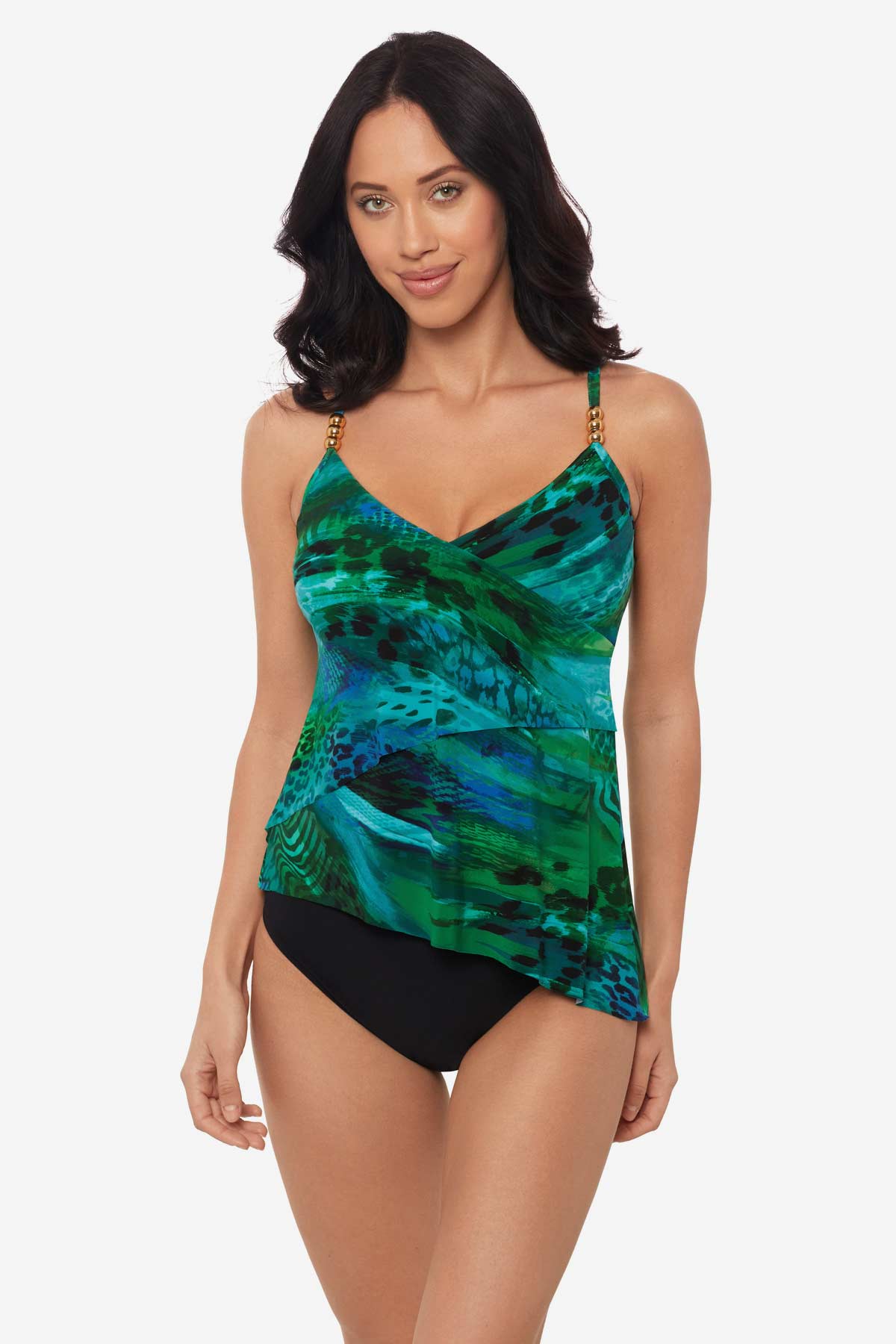 Miraclesuit Blue/Multi Magicsuit Margarita Elsa Tankini Top
