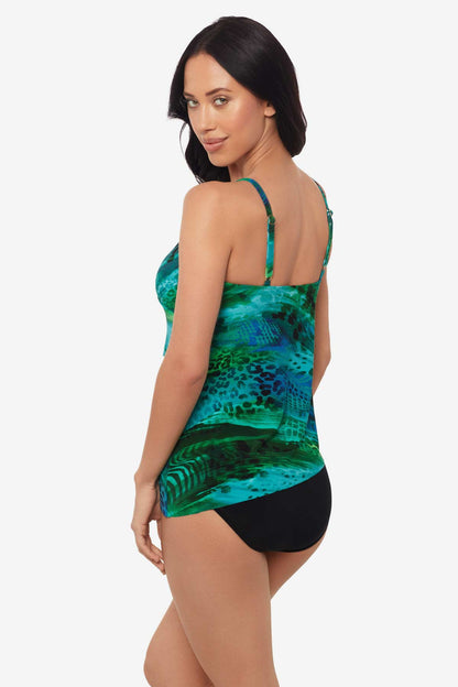 Miraclesuit Blue/Multi Magicsuit Margarita Elsa Tankini Top