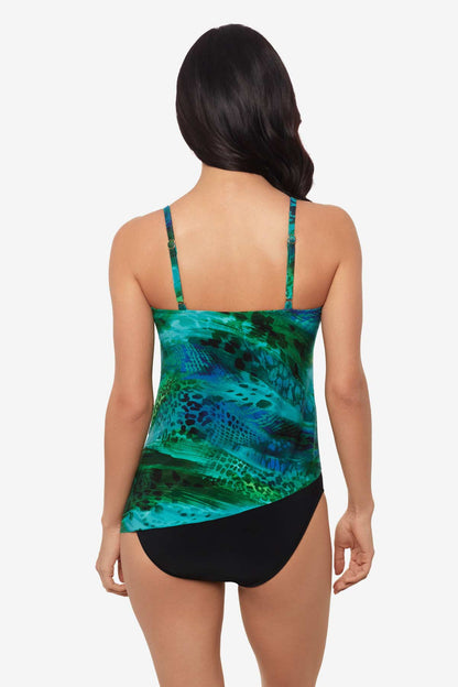 Miraclesuit Blue/Multi Magicsuit Margarita Elsa Tankini Top
