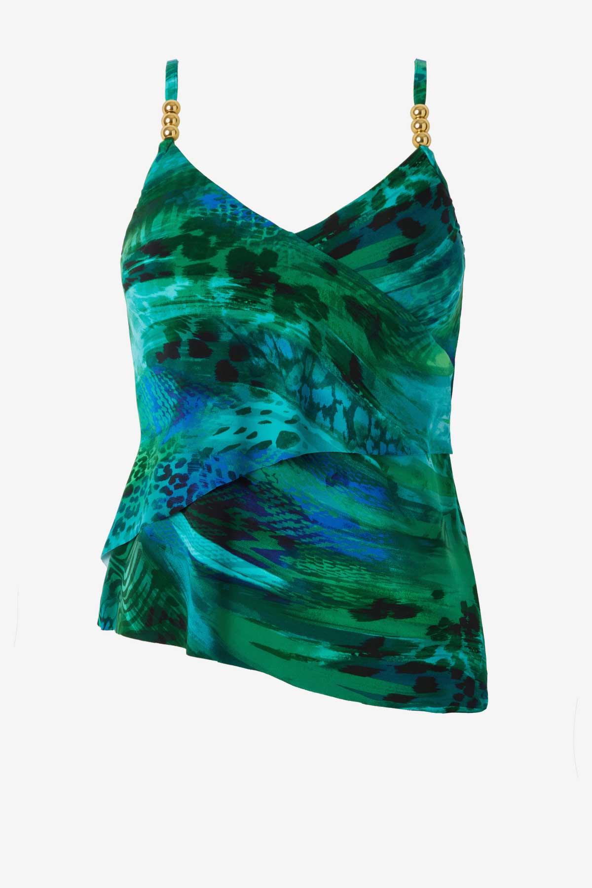 Miraclesuit Blue/Multi Magicsuit Margarita Elsa Tankini Top
