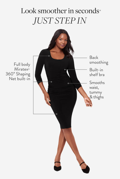 Miraclesuit Black Suri Shaping Dress in Black