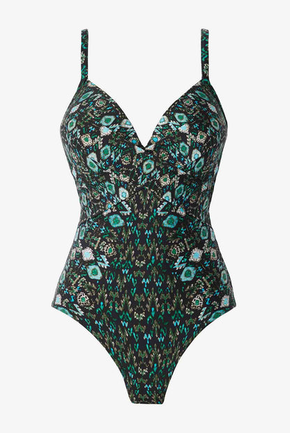 Miraclesuit Black/Multi Bijoux Captivate One Piece Swimsuit
