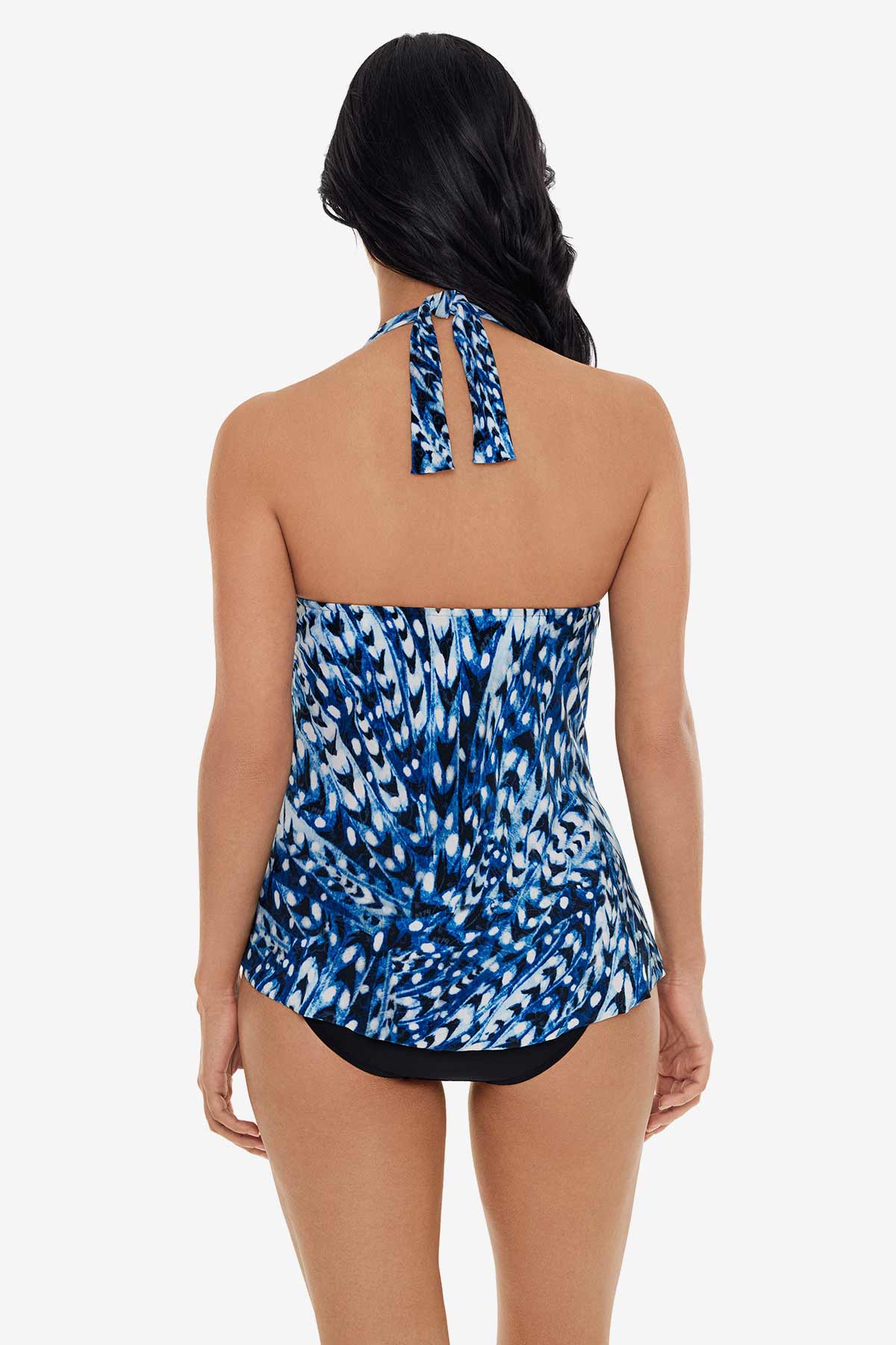 Miraclesuit Blue/Multi Sophie Tankini Top in Quill