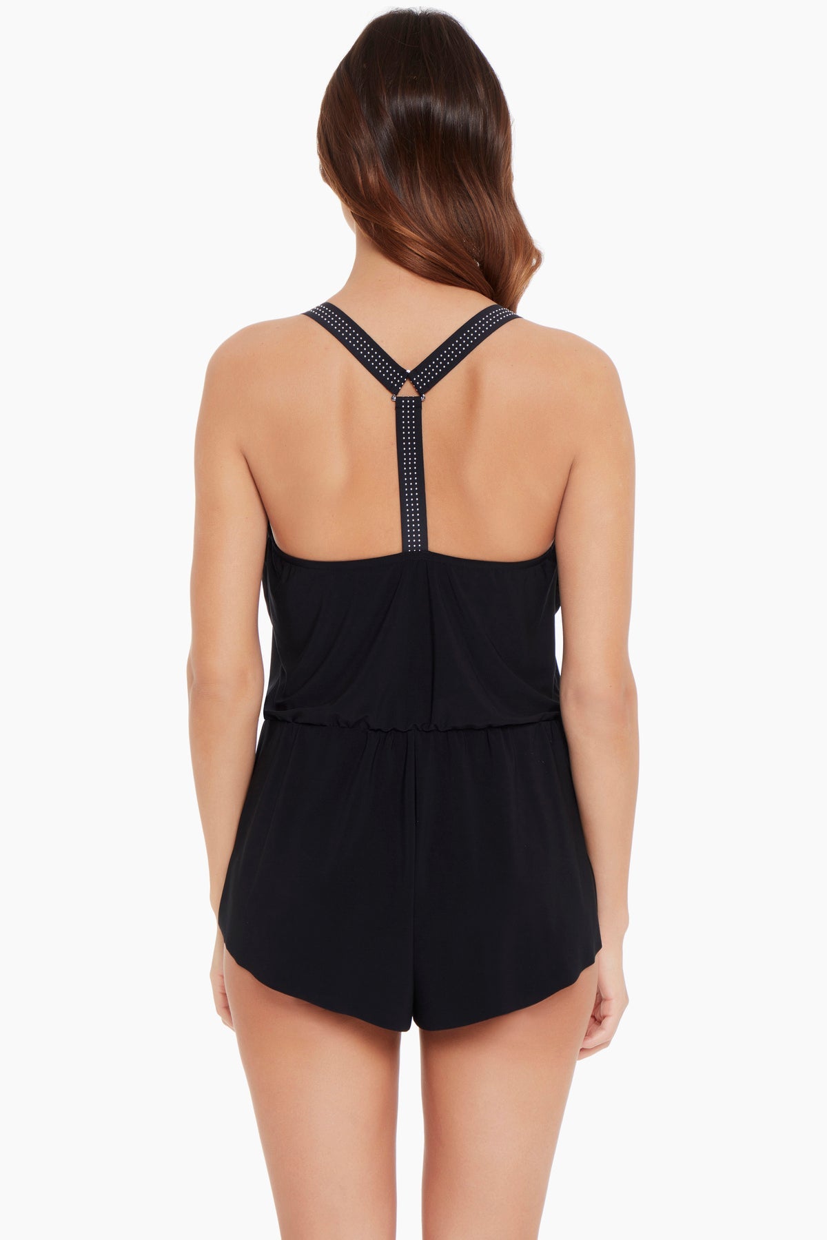 Miraclesuit Black Magicsuit Star Studded Gabby One Piece Swimsuit