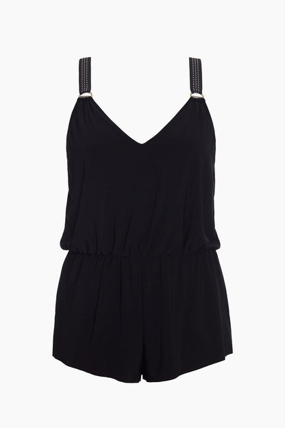 Miraclesuit Black Magicsuit Star Studded Gabby One Piece Swimsuit