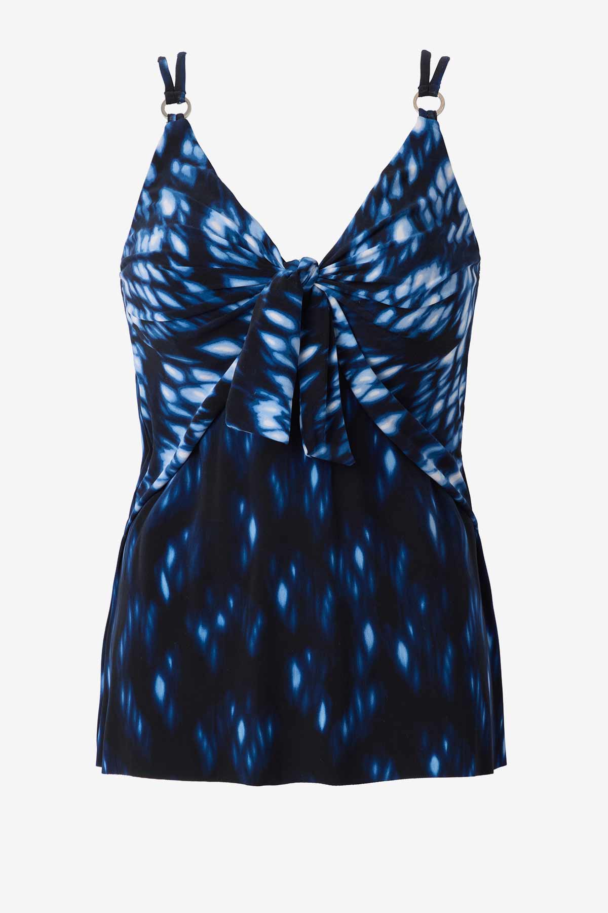 Miraclesuit Blue/Multi Magicsuit Indio Akikio Tankini Top