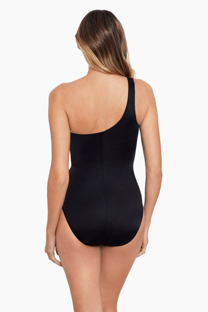 Miraclesuit Black Network News Minx One Piece Swimsuit