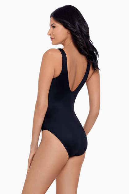 Miraclesuit Black Network News Vive One Piece Swimsuit