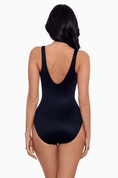 Miraclesuit Black Network News Vive One Piece Swimsuit