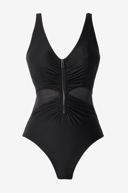 Miraclesuit Black Network News Vive One Piece Swimsuit
