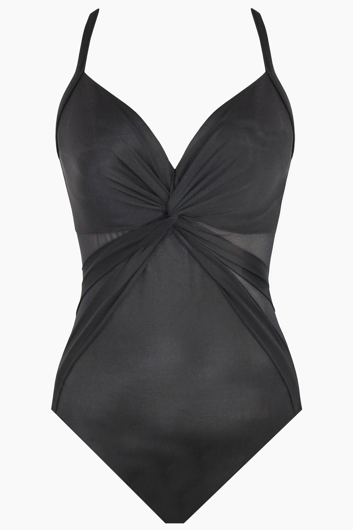 Miraclesuit Black Network News Belle One Piece Swimsuit