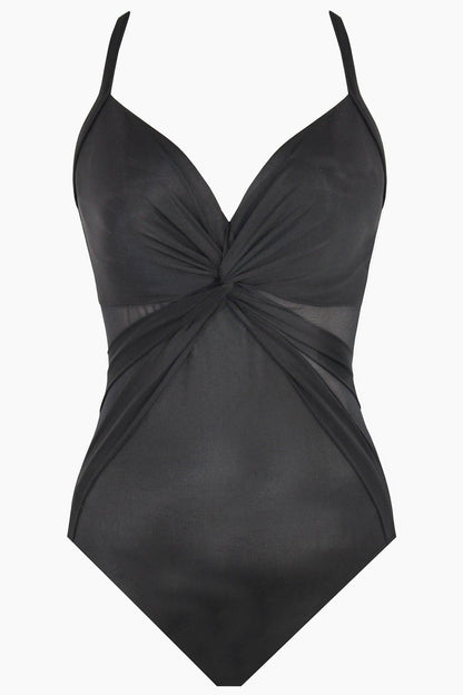 Miraclesuit Black Network News Belle One Piece Swimsuit