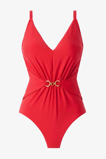 Miraclesuit Black Magicsuit Chain Link Gianna One Piece Swimsuit