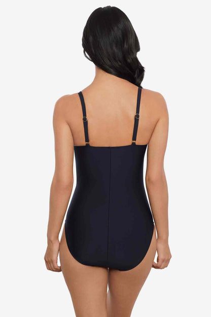 Miraclesuit Black Magicsuit Chain Link Gianna One Piece Swimsuit