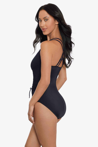 Miraclesuit Black Magicsuit Cordon Bleu Celeste One Piece Swimsuit