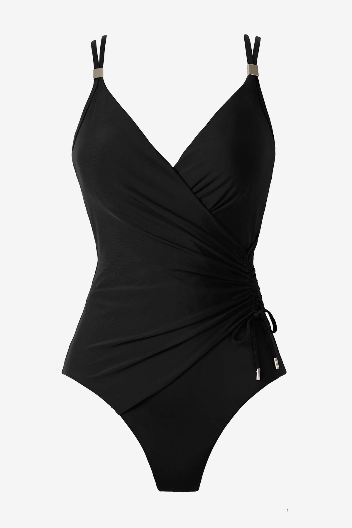 Miraclesuit Black Magicsuit Cordon Bleu Celeste One Piece Swimsuit