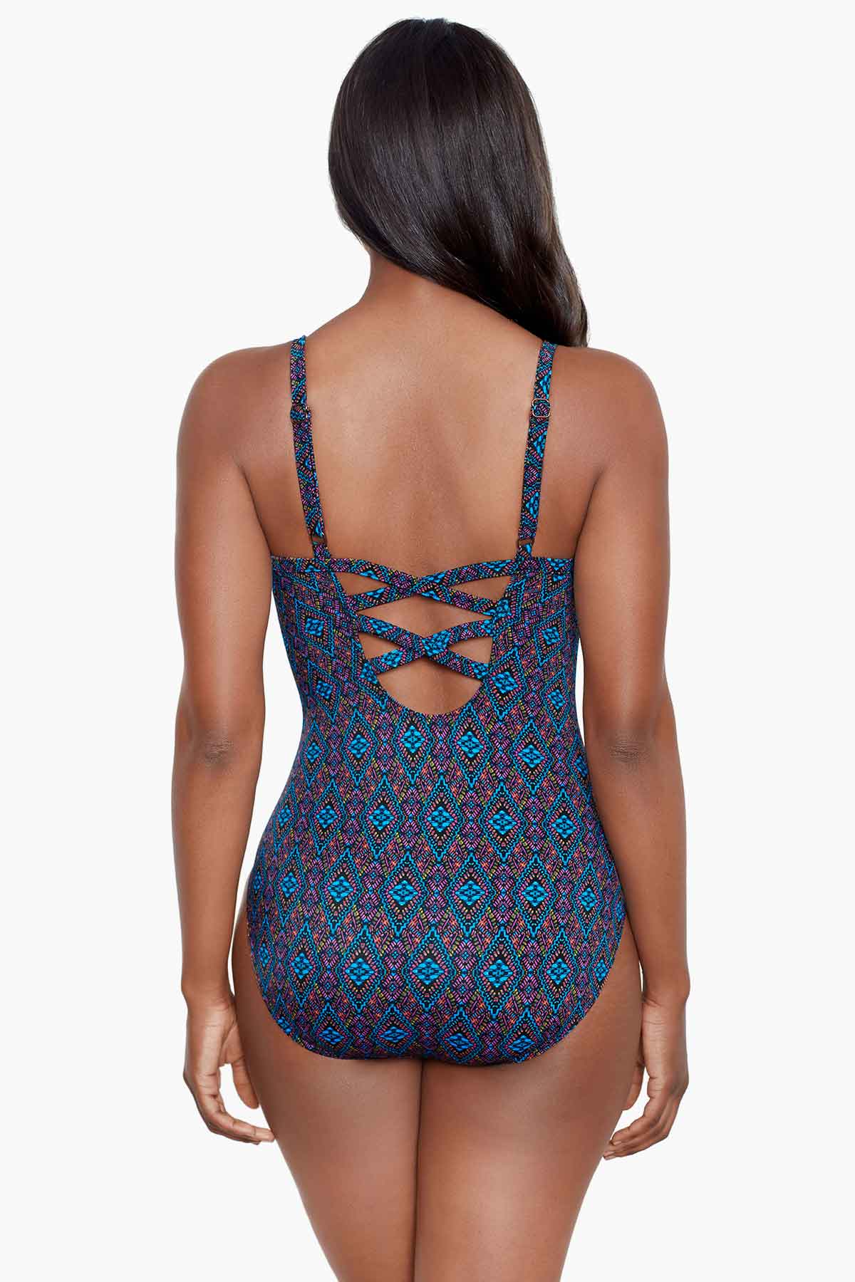 Miraclesuit Multi Romani Captivate One Piece Swimsuit