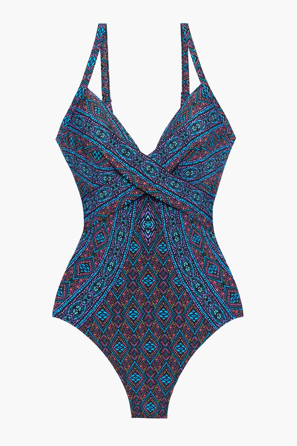 Miraclesuit Multi Romani Captivate One Piece Swimsuit