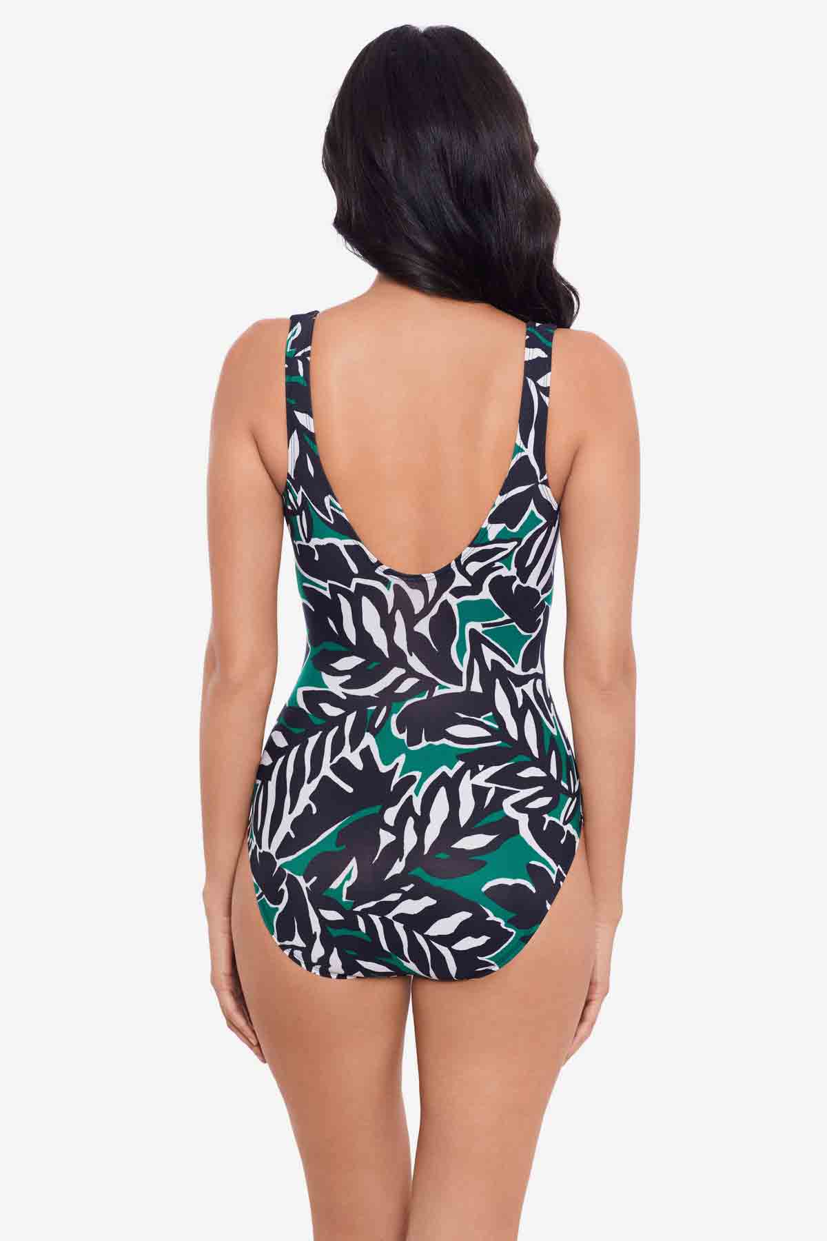 Miraclesuit Black/Multi Palma Verde Escape One Piece Swimsuit