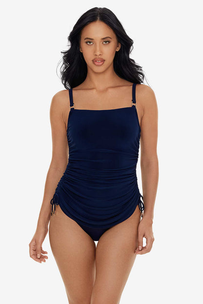 Miraclesuit Navy Ella One Piece in Chromatique