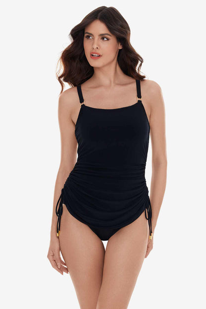 Miraclesuit Navy Ella One Piece in Chromatique
