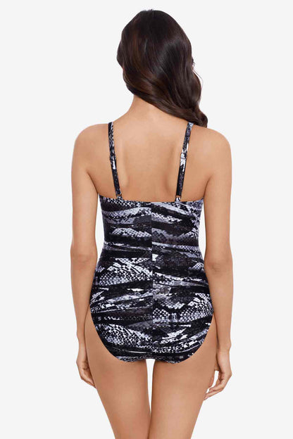 Miraclesuit Black/Grey Magicsuit Za'Atar Gianna One Piece Swimsuit