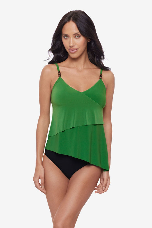Miraclesuit Napier Magicsuit Solid Elsa Tankini Top