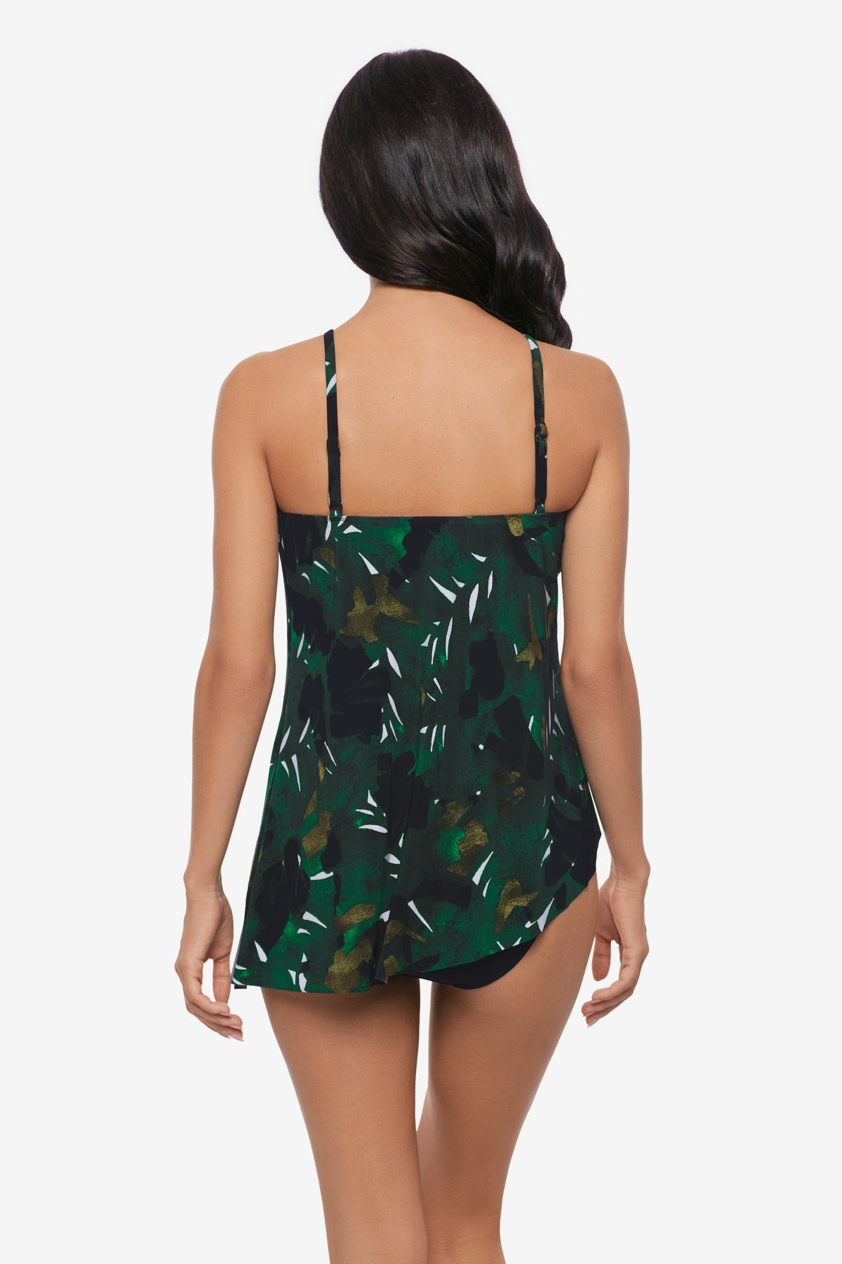 Miraclesuit Green/Multi Magicsuit Palmetto Regina Tankini Top