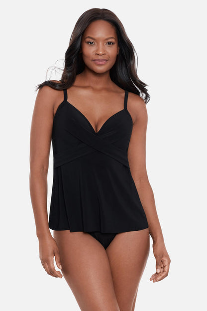 Miraclesuit Midnight Rock Solid Allura Tankini