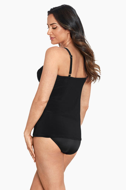 Miraclesuit Black Love Knot Tankini