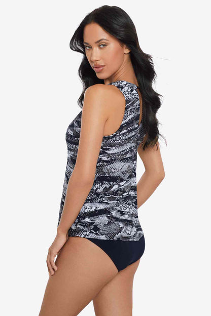 Miraclesuit Black/Grey Magicsuit Za'Atar Chanae Tankini Top