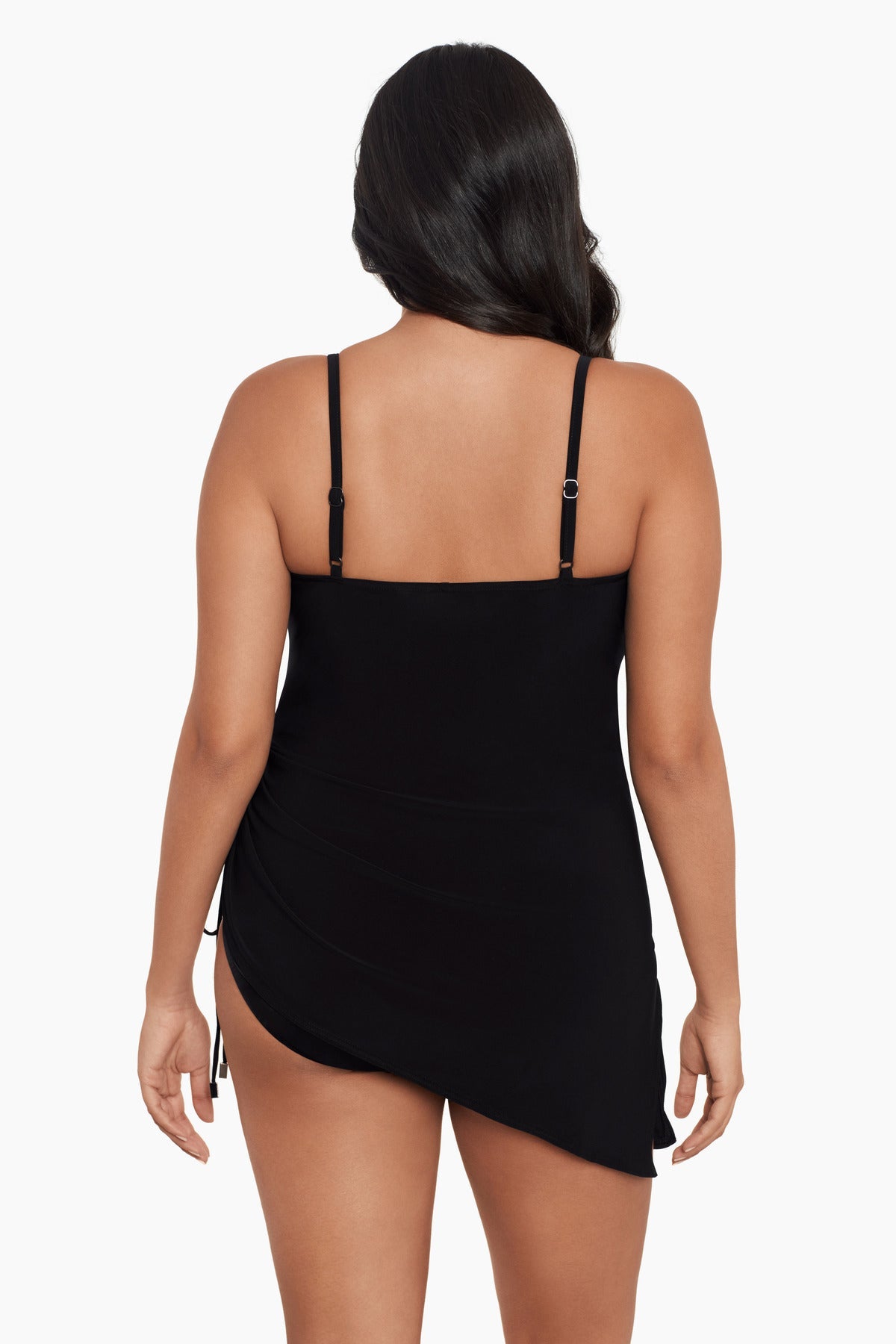 Miraclesuit Black Magicsuit Plus Size Brynn Swim Dress