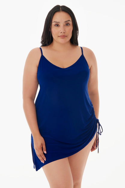 Miraclesuit Black Magicsuit Plus Size Brynn Swim Dress