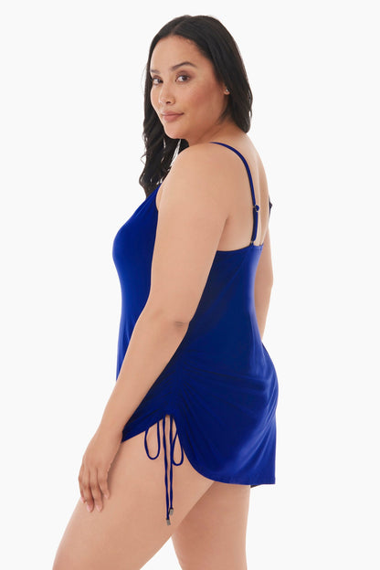 Miraclesuit Black Magicsuit Plus Size Brynn Swim Dress