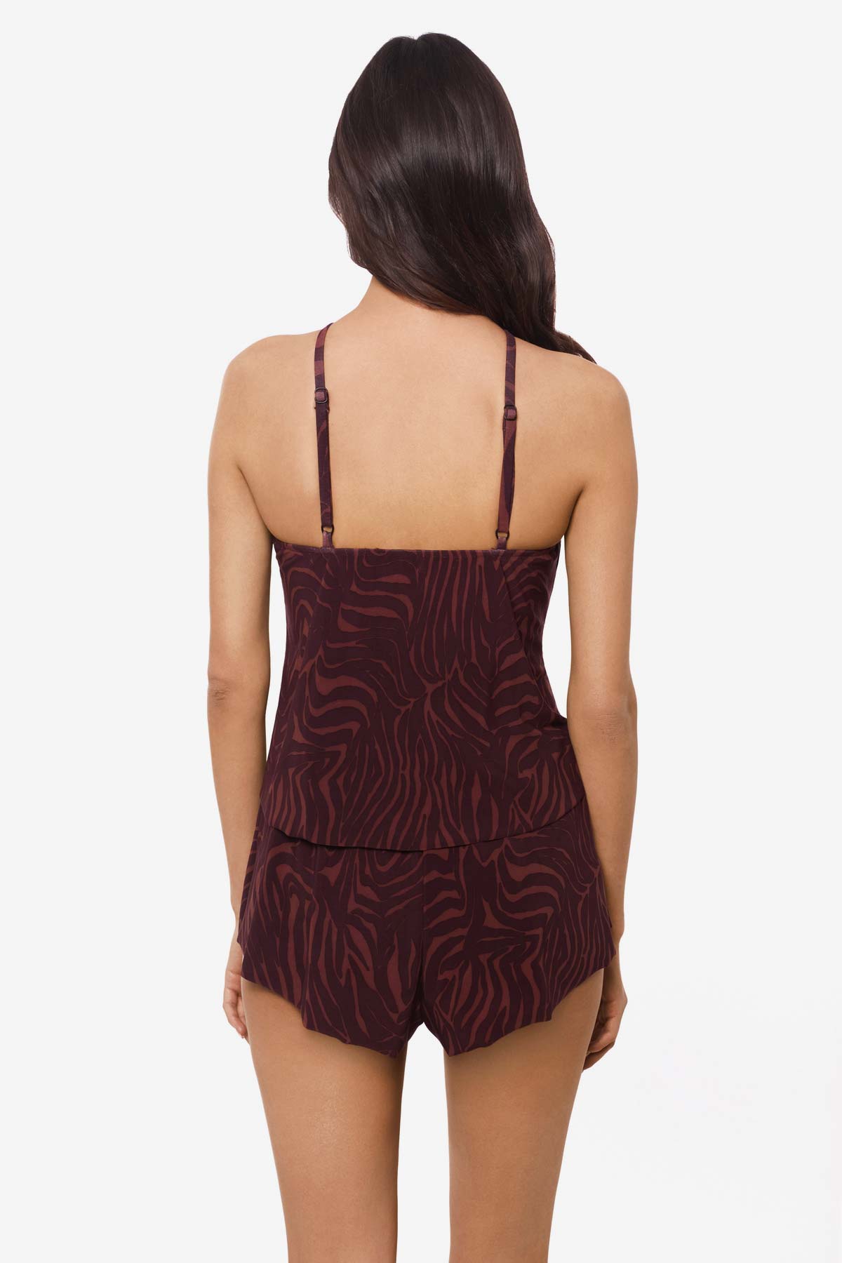 Miraclesuit Brown/Multi Magicsuit Zabra Goldie One Piece Romper Swimsuit