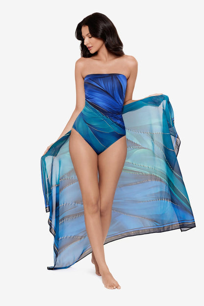 Miraclesuit Blue/Multi Pareo Cover Up in Maldiva