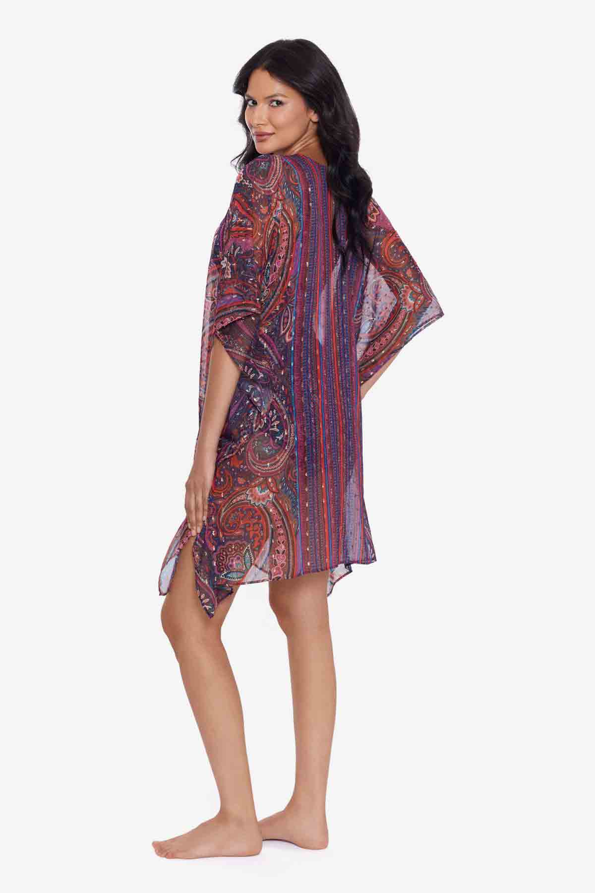 Miraclesuit Multi Dynasty Caftan Swim Cover Up