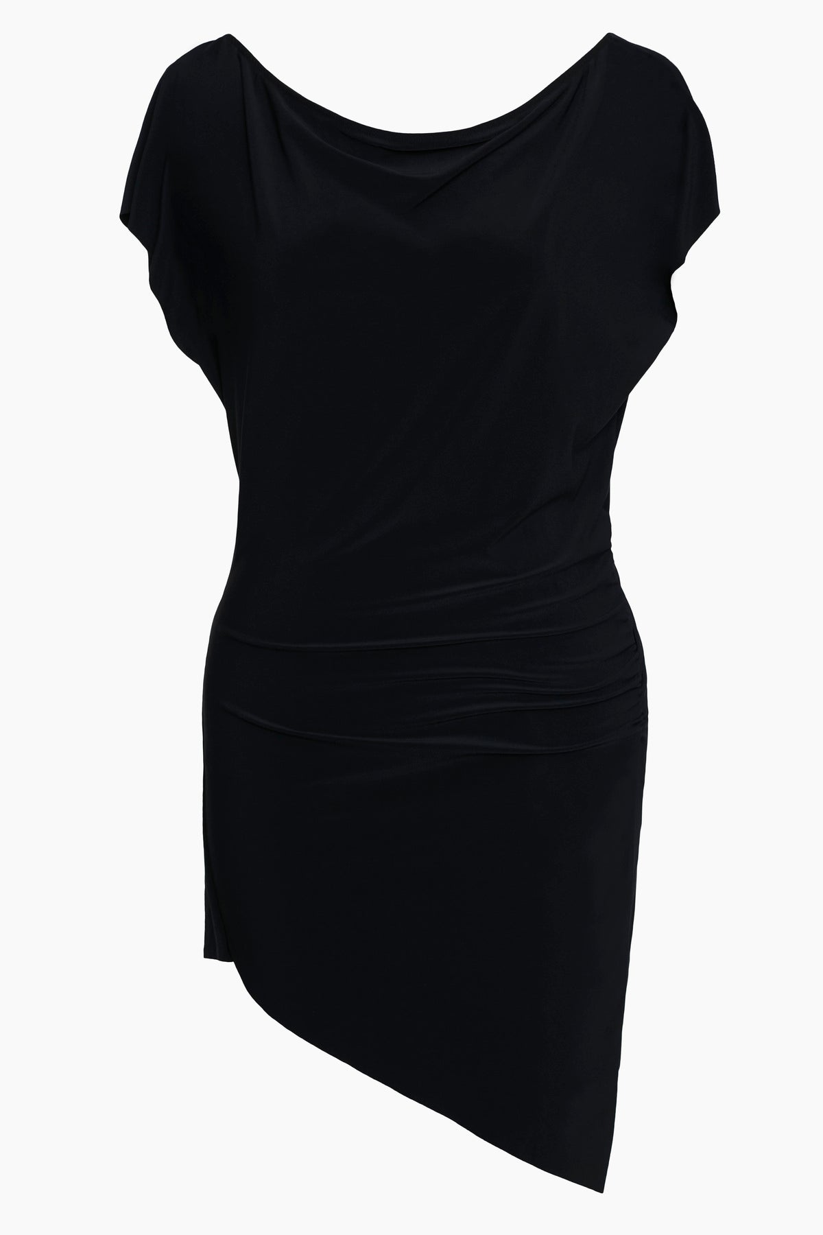 Miraclesuit Black Magicsuit Bateau Beach Dress Swimwear Cover Up