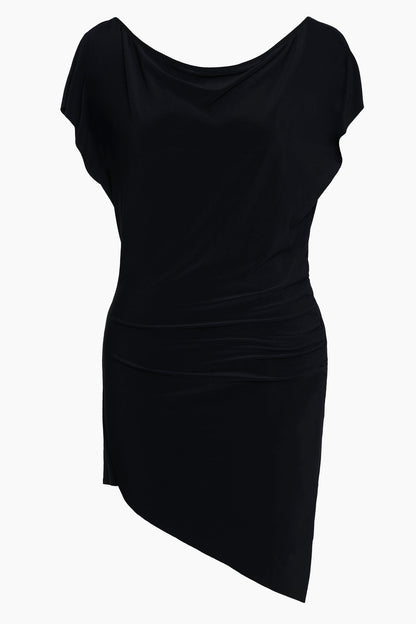 Miraclesuit Black Magicsuit Bateau Beach Dress Swimwear Cover Up